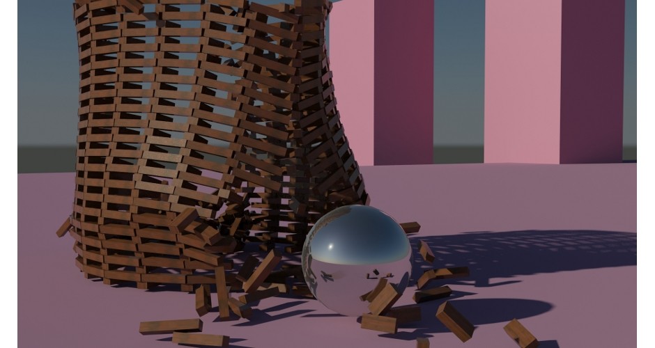 Chrome sphere annihilates blocks